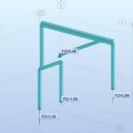 Modélisation 3D et calcul des descentes de charges pour portique métallique IPN HEB lors de l'ouverture d'un mur porteur à Sélestat