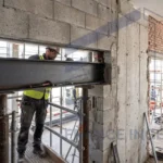 Pose d'un IPN pour ouverture de mur porteur à Strasbourg